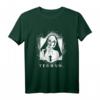 40Geburtstag Techno Religion T-Shirt mit rauchender Nonne – Perfektes Outfit für Raves, Technopartys und Fans der elektronischen Musik