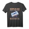 Lustiges 80er/90er Jahre Retro Kassette Bandsalat T-Shirt mit Spruch – Nostalgisches Musik-Design für Retro-Fans