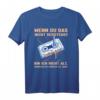 Lustiges 80er/90er Jahre Retro Kassette Bandsalat T-Shirt mit Spruch – Nostalgisches Musik-Design für Retro-Fans