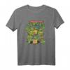 HapPanda Retro Nickelodeon T-Shirt mit Ninja Turtles Logo – Klassische Nineties Cartoon Mode für Fans