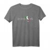 Herzschlag Italien T-Shirt mit Flagge - Perfektes Geschenk für stolze Italiener und Liebhaber der italienischen Kultur