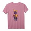 HapPanda Purple Dragon Retro Video Game Icon T-Shirt – Lizenzierte Gaming Kleidung für Fans und Geburtstagskinder