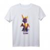 HapPanda Purple Dragon Retro Video Game Icon T-Shirt – Lizenzierte Gaming Kleidung für Fans und Geburtstagskinder