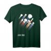 Star Trek Federation Spaceships Rainbow Pride Stripes T-Shirt - Offiziell lizenziertes Science Fiction & LGBTQ+ Pride Shirt für Fans