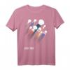 Star Trek Federation Spaceships Rainbow Pride Stripes T-Shirt - Offiziell lizenziertes Science Fiction & LGBTQ+ Pride Shirt für Fans