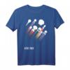 Star Trek Federation Spaceships Rainbow Pride Stripes T-Shirt - Offiziell lizenziertes Science Fiction & LGBTQ+ Pride Shirt für Fans