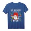 Lustiges Weihnachts-T-Shirt mit Bier Spruch - Ho Ho Hol Mir Mal Ein Bier für Männer, Frauen, Kinder und alle Bierliebhaber