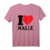 Ich Liebe Malle Mallorca Lustiges Gruppen T-Shirt – Perfekt für Parties, Junggesellenabschied & Strandfeiern auf Mallorca