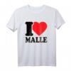 Ich Liebe Malle Mallorca Lustiges Gruppen T-Shirt – Perfekt für Parties, Junggesellenabschied & Strandfeiern auf Mallorca