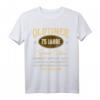 Lustiges 75. Geburtstag T-Shirt für Mann und Frau - Witzige Geschenkidee & Dekoration für den 75. Geburtstag 1949