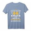 66 Jahre Als Gott mich vor 66 Jahren schuf - Lustiges Geburtstag T-Shirt für Mann und Frau zum 66. Geburtstag