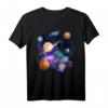 Sonnensystem & Galaxie T-Shirt - Weltall & Weltraum Motiv für Astronomie-Fans, Nerds & Wissenschaftler