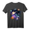 Sonnensystem & Galaxie T-Shirt - Weltall & Weltraum Motiv für Astronomie-Fans, Nerds & Wissenschaftler