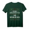 Lustiges Weihnachts-T-Shirt mit Spruch - Frohe Arschnachten Ihr Weinlöcher als originelles Sauf- und Weihnachtsgeschenk für Damen und Herren