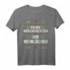 Lustiges Weihnachts-T-Shirt mit Spruch - Frohe Arschnachten Ihr Weinlöcher als originelles Sauf- und Weihnachtsgeschenk für Damen und Herren