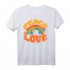 Peace Sign Love Hippie T-Shirt im Batik-Stil aus den 60er und 70er Jahren - Retro Vintage Look für Halloween, Geburtstage & Geschenke