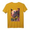 Japan Anime Maske Kitsune Style Samurai Oni Monster T-Shirt – Futuristisches Japan Tier Design für Otaku & Manga Fans
