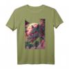 Japan Anime Maske Kitsune Style Samurai Oni Monster T-Shirt – Futuristisches Japan Tier Design für Otaku & Manga Fans