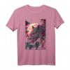 Japan Anime Maske Kitsune Style Samurai Oni Monster T-Shirt – Futuristisches Japan Tier Design für Otaku & Manga Fans