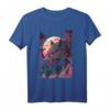 Japan Anime Maske Kitsune Style Samurai Oni Monster T-Shirt – Futuristisches Japan Tier Design für Otaku & Manga Fans