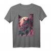 Japan Anime Maske Kitsune Style Samurai Oni Monster T-Shirt – Futuristisches Japan Tier Design für Otaku & Manga Fans