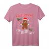 Weihnachtsleckereien T-Shirt - Fröhlicher Lebkuchenmann für Weihnachten, Nikolaus & Geburtstage, Geschenkidee für Kinder & Erwachsene