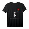 Es gibt immer Hoffnung Ballon Mädchen T-Shirt - Motivationsshirt für junge Frauen mit Herz und Graffiti-Design