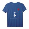 Es gibt immer Hoffnung Ballon Mädchen T-Shirt - Motivationsshirt für junge Frauen mit Herz und Graffiti-Design