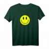 Yellow Black Smiley Face T-Shirt – Positives Hippie Groovy Design, Klassisch geschnitten, doppelt genähter Saum