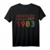 1983 Geburtstag Mann 40 Jahre Deko Lustig – Perfektes Geschenk und Partydekoration für den runden Geburtstag