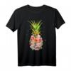 Ananas Blumen Hawaii T-Shirt für Frauen – Vintage Aloha Strandmode & Tropische Kleidung für Surfer, Hochzeiten & Partys