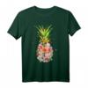 Ananas Blumen Hawaii T-Shirt für Frauen – Vintage Aloha Strandmode & Tropische Kleidung für Surfer, Hochzeiten & Partys