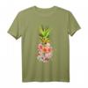 Ananas Blumen Hawaii T-Shirt für Frauen – Vintage Aloha Strandmode & Tropische Kleidung für Surfer, Hochzeiten & Partys