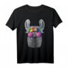 Hippie Lama Love Peace Zeichen T-Shirt – 70er Jahre Hippie Haustier Mode für Tierliebhaber und Friedensfreunde