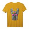 Hippie Lama Love Peace Zeichen T-Shirt – 70er Jahre Hippie Haustier Mode für Tierliebhaber und Friedensfreunde