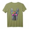Hippie Lama Love Peace Zeichen T-Shirt – 70er Jahre Hippie Haustier Mode für Tierliebhaber und Friedensfreunde