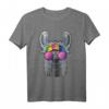 Hippie Lama Love Peace Zeichen T-Shirt – 70er Jahre Hippie Haustier Mode für Tierliebhaber und Friedensfreunde