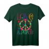 Flower Power Hippie Kostüm Love Peace 60er 70er Retro T-Shirt für Karneval, Fasching & Hippie Fans