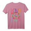Flower Power Hippie Kostüm Love Peace 60er 70er Retro T-Shirt für Karneval, Fasching & Hippie Fans
