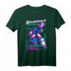 Transformers Soundwave 1984 Retro Grid Logo T-Shirt – Offiziell lizensierte Fanbekleidung für Fans von Autobots, Decepticons & Nostalgie-Liebhaber