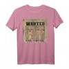 Pink Panther Wanted Poster T-Shirt - Lizenziertes Cartoon Fan Shirt für Nostalgie und Fans