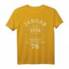 70. Geburtstag Geschenk für Mann & Frau - Vintage T-Shirt Jahrgang 1954, Legendär seit Januar 1954, Perfekt für den besonderen Tag