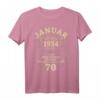 70. Geburtstag Geschenk für Mann & Frau - Vintage T-Shirt Jahrgang 1954, Legendär seit Januar 1954, Perfekt für den besonderen Tag