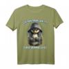 Guten Morgen? Ganz Dünnes Eis! Lustiges Pinguin Kaffee Spruch T-Shirt für Morgenmuffel und Sarkasmus-Fans