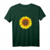 Peace Love Hippie Kostüm mit Sonnenblume - Buntes Friedenszeichen T-Shirt für 60er/70er Partys, Fasching & Hippie Fans