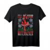 Marvel Deadpool Weihnachten I'll Be Your Nutcracker T-Shirt - Lustiges Marvel Fan-Shirt für die Feiertage