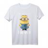 HapPanda Minions T-Shirt - Sarkastisches 'Me? Never' Portrait, Lustiges Geschenk für Geburtstagsfans