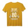 Lustiges 80. Geburtstag T-Shirt für Mann und Frau - Witzige Geschenkidee & Deko für 80 Jahre Jubiläum