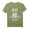 Lustiges 80. Geburtstag T-Shirt für Mann und Frau - Witzige Geschenkidee & Deko für 80 Jahre Jubiläum