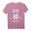Lustiges 80. Geburtstag T-Shirt für Mann und Frau - Witzige Geschenkidee & Deko für 80 Jahre Jubiläum